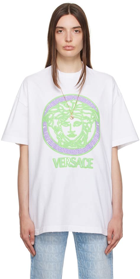 medusa t shirt versace|Versace baroque t shirt.